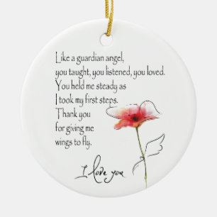 DÉCORATION EN CÉRAMIQUE COMME UN ORNAMENT D'ANGE GUARDIEN