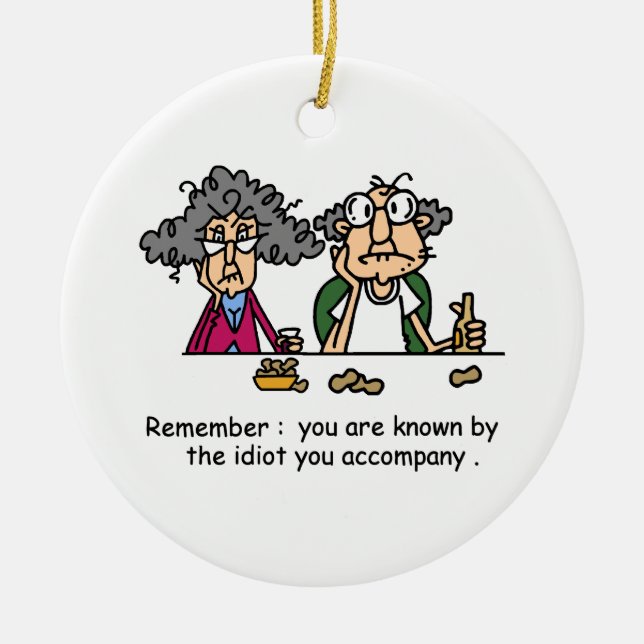 Décoration En Céramique Compagnie Idiot (Devant)