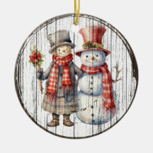 Compagnons d'hiver - Charming Snowman and Boy