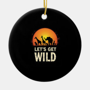 Décoration En Céramique Conception de safari cool pour hommes femmes enfan