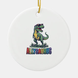 Décoration En Céramique Conception de t-shirt lunettes de soleil dinosaure