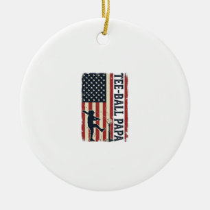 Décoration En Céramique Conception de t-shirt vintage drapeau américain Te