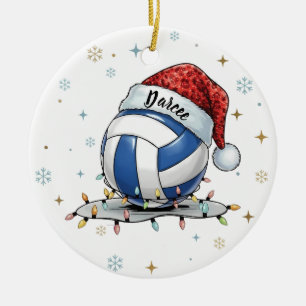 Décoration En Céramique Conception de vacances de volley-ball festive avec