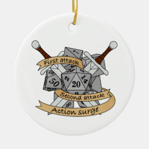 Décoration En Céramique Conception des dés de combat