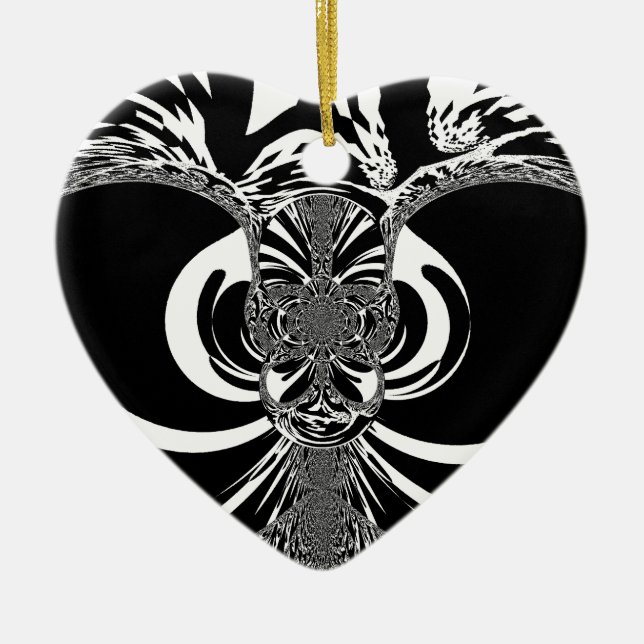 Décoration En Céramique Conception ethnique (Devant)