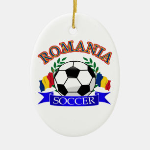 Décoration En Céramique Conceptions de ballon de football de la Roumanie