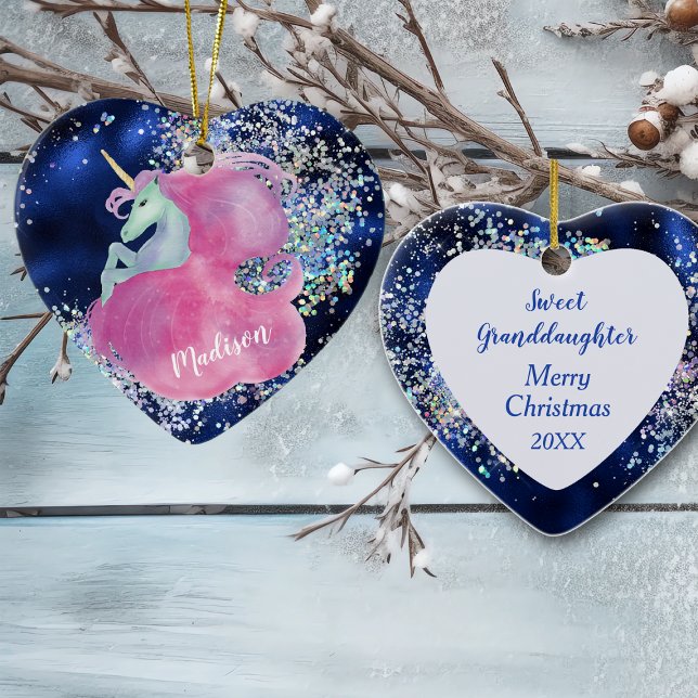 Décoration En Céramique Confetti Sky Pink Unicorne Petite-fille (Créateur téléchargé)