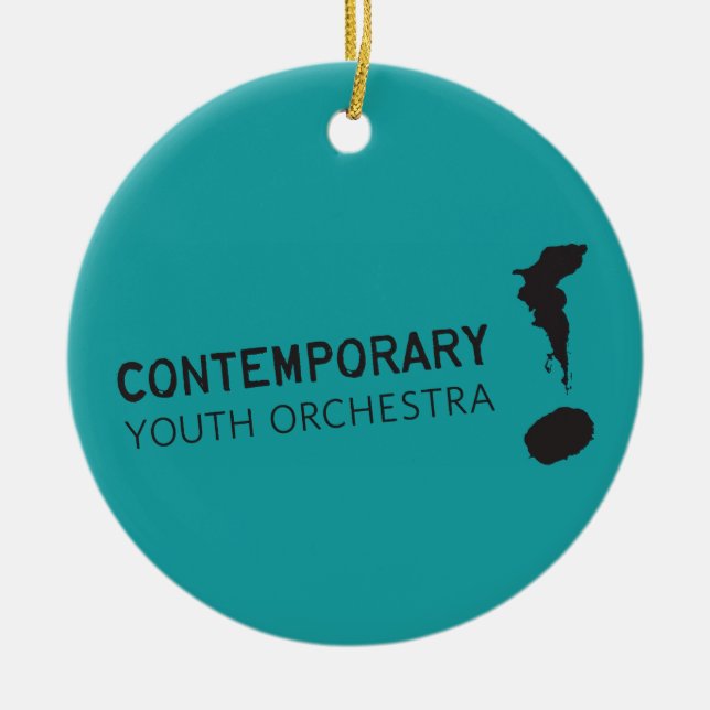 Décoration En Céramique Contemporary Youth Orchestra Trumpet Ornament (Devant)