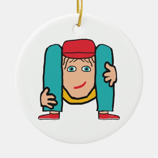 Décoration En Céramique Contortionist (Devant)