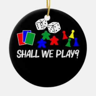 Décoration En Céramique Cool Board Games Art For Men Femme Meeple Card