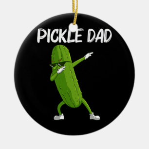 Décoration En Céramique Cool Pickle Cadeau Pour Papa Père Big Dill Concomb