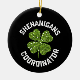 Décoration En Céramique Coordonnateur de farces drôle de la Saint-Patrick