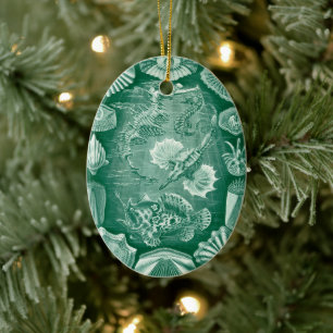 Décoration En Céramique Coques et poissons de Teleostei vintages par Ernst