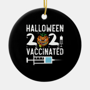 Décoration En Céramique Costume drôle vacciné Halloween 2021
