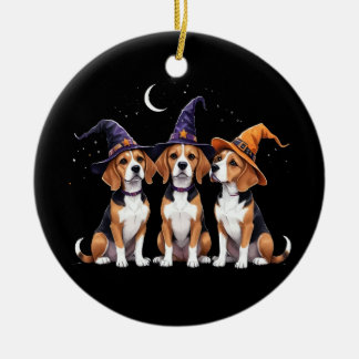 Décoration En Céramique Costume Halloween Chien Éffrayant beagle Halloween