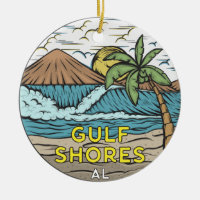 Côte du Golfe Alabama Vintage