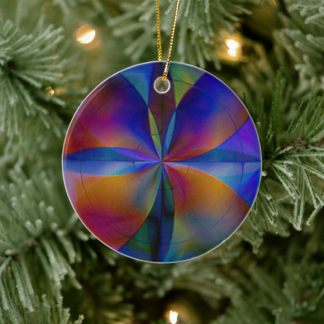 Décoration En Céramique Couleurs papillon (Arbre)