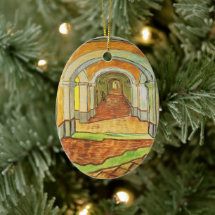 Décoration En Céramique Couloir de l'asile Saint-Paul par Vincent van Gogh