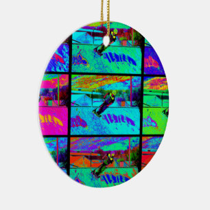 Décoration En Céramique Couper la rampe - Stunt Scooter Rider