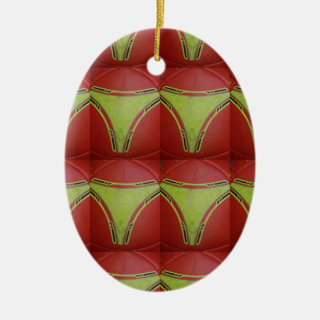 Décoration En Céramique Courbes jaunes dorées.JPG (Devant)