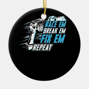 Décoration En Céramique Course de contrôle à distance de voiture