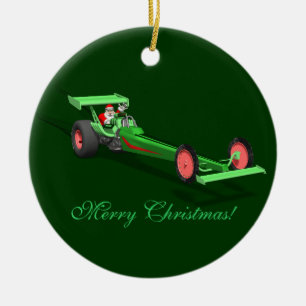 Décoration En Céramique Course du Père Noël Drag