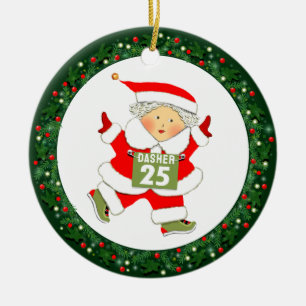 Décoration En Céramique Course et cadeau de terrain