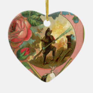 Décoration En Céramique Couverture vintage des pompiers des années 1880