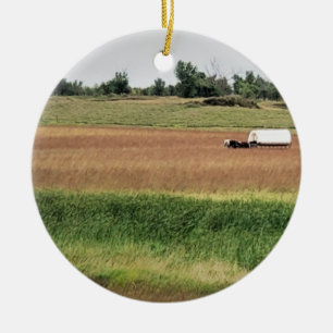Décoration En Céramique Covered Wagon at Laura Ingall Wilder Homestead