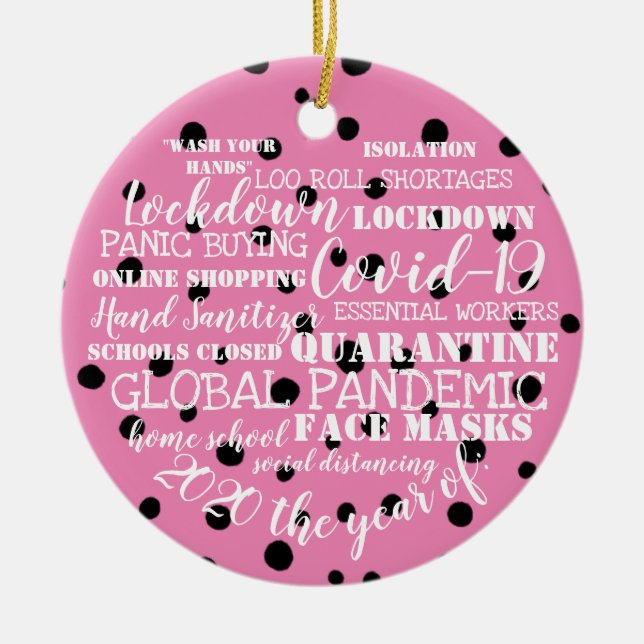 Décoration En Céramique covid19 (Devant)