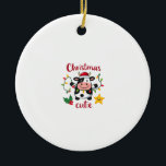 Décoration En Céramique Cow Christmas Cutie Cows Christmas T-Shirt (6)<br><div class="desc">Cow Christmas Cutie Cows Christmas T-Shirt (6)</div>