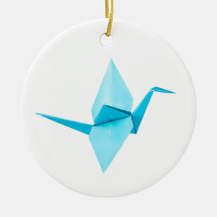 Décoration En Céramique Crane d'Origami