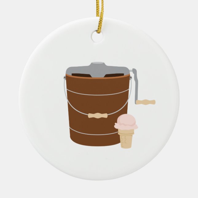 Décoration En Céramique Créateur de glace (Devant)