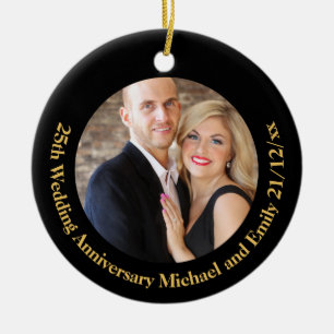 Décoration En Céramique Créez votre propre cadeau de photo ANNIVERSAIRE de