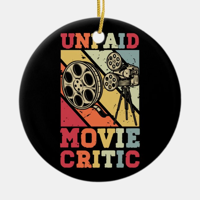 Décoration En Céramique Critique de cinéma non payé Réalisateur Film Maker (Devant)