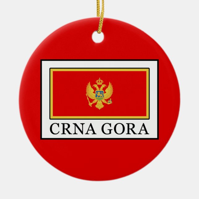 Décoration En Céramique Crna Gora (Devant)