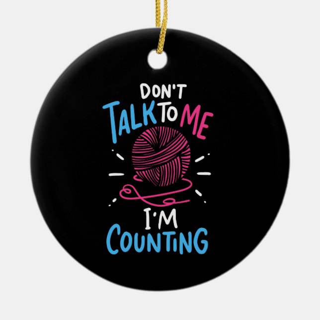 Décoration En Céramique Crochet (Devant)