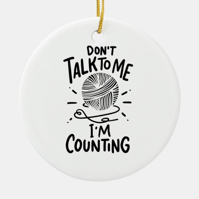 Décoration En Céramique Crochet (Devant)