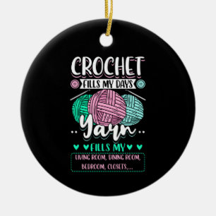 Décoration En Céramique Crochet - Crochet remplit mes jours