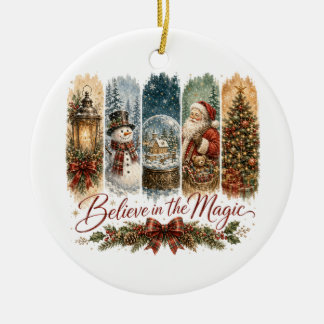 Décoration En Céramique Croire en la magie de Noël