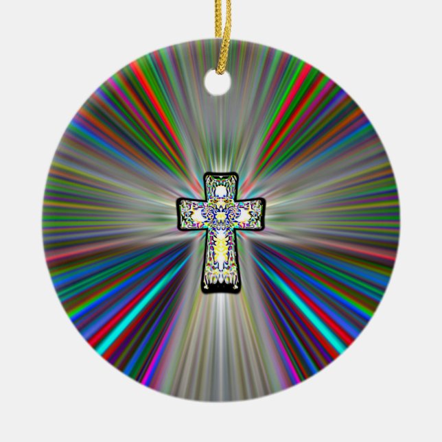 Décoration En Céramique CROISEMENT À Deux Côtes (Devant)