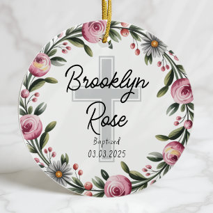 Décoration En Céramique Croisière personnalisée Baptême de baptême Favoris