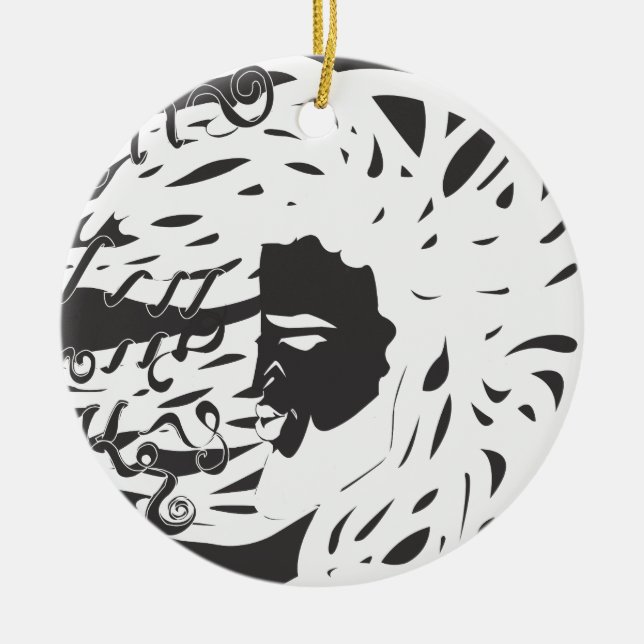 Décoration En Céramique Croissance et harmonie (Devant)