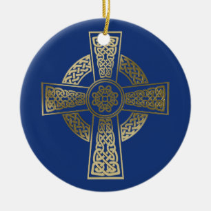 Décoration En Céramique Croix celtique