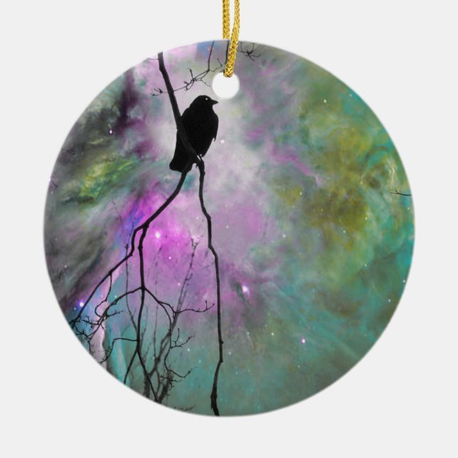 Décoration En Céramique Crow étoilé (Devant)