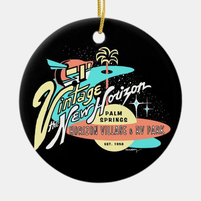 Décoration En Céramique "Cru : Le nouvel horizon " (Devant)