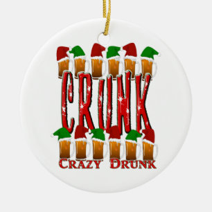 Décoration En Céramique CRUNK - Crazy Drunk