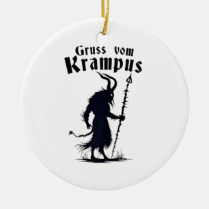 Décoration En Céramique Cruss Vom Krampus Noël Xmas Diable Surnaturel