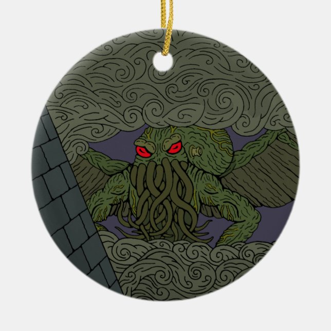 Décoration En Céramique Cthulhu (Devant)