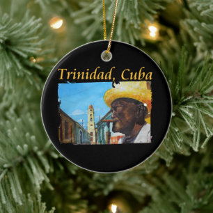 Décoration En Céramique Cuba - Trinidad Cubain Cigar Art